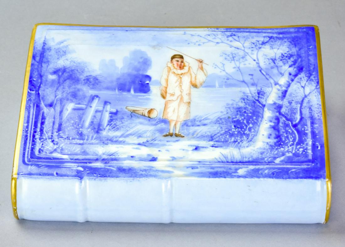 Antique 19th C Old Paris Porcelain Wall Vase (1 of 7)