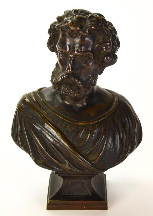 Antique 19th C Bronze Bust Statue (1 of 7)