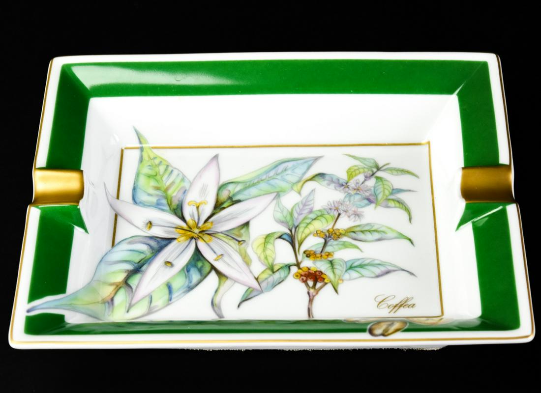 Vintage Hermes "Coffea" Hand Painted Ash Tray (1 of 7)