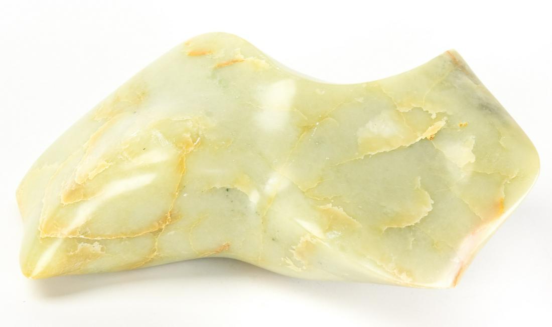 Modernist Light Green & Tan Marble Sculpture (1 of 7)