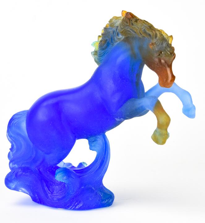 Daum French Art Glass Figural Horse Statue (1 of 11)