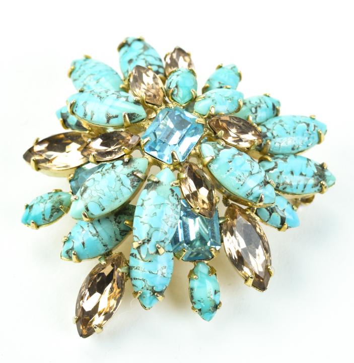 Vintage Schreiner Costume Jewelry Pendant Brooch (1 of 6)