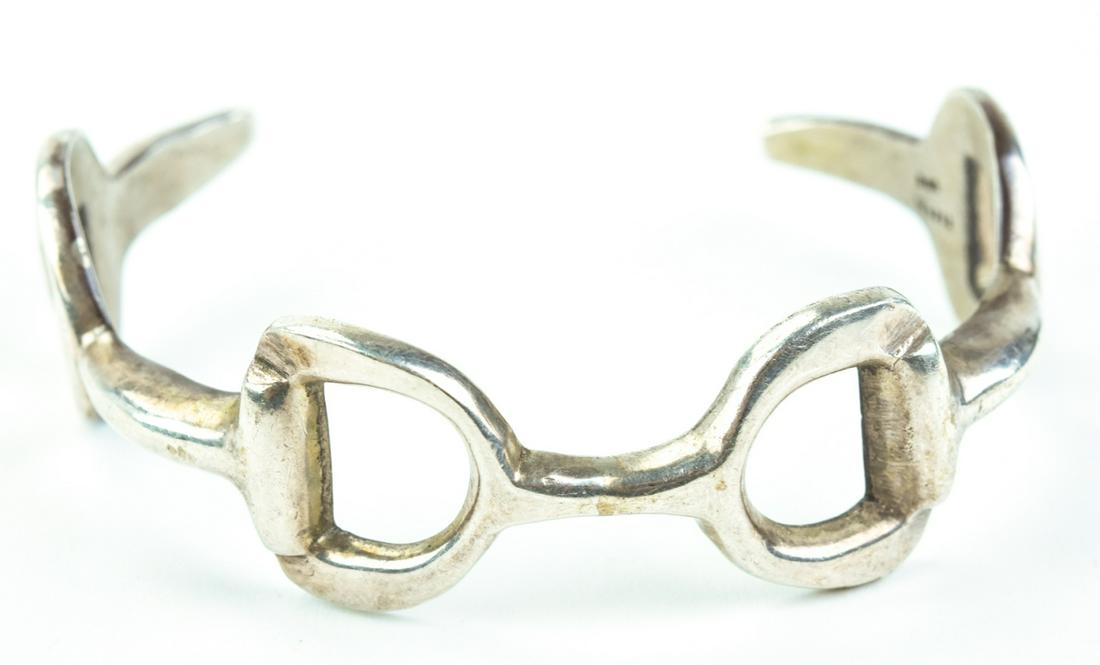 Vintage Sterling Silver Equestrian Motif Bracelet (1 of 6)