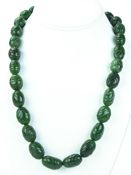 650 Carat Hand Carved Emerald Necklace (1 of 6)