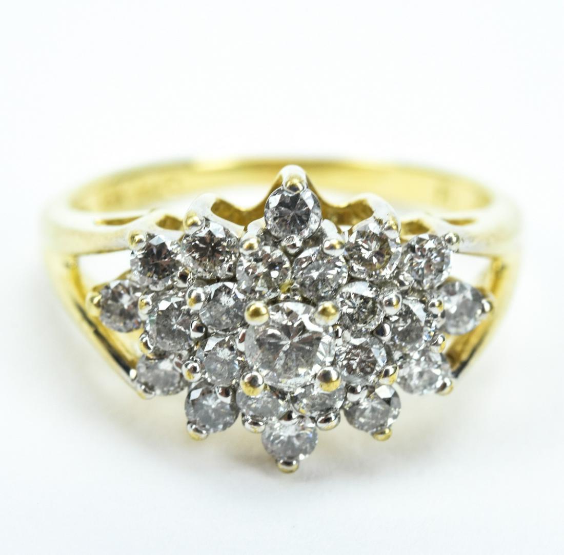 Vintage 10kt Gold & Brilliant Cut Diamond Ring (1 of 7)