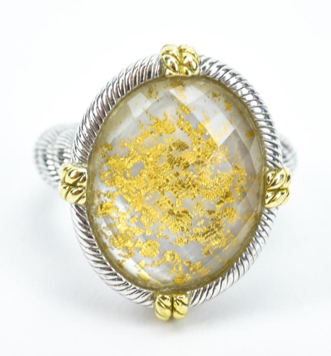 Judith Ripka Sterling Silver Cocktail Ring (1 of 7)