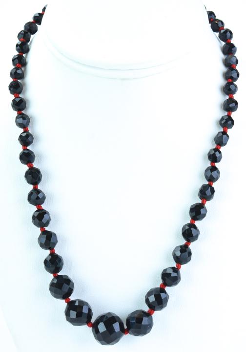 Vintage Bakelite Cherry Amber Necklace Strand (1 of 6)