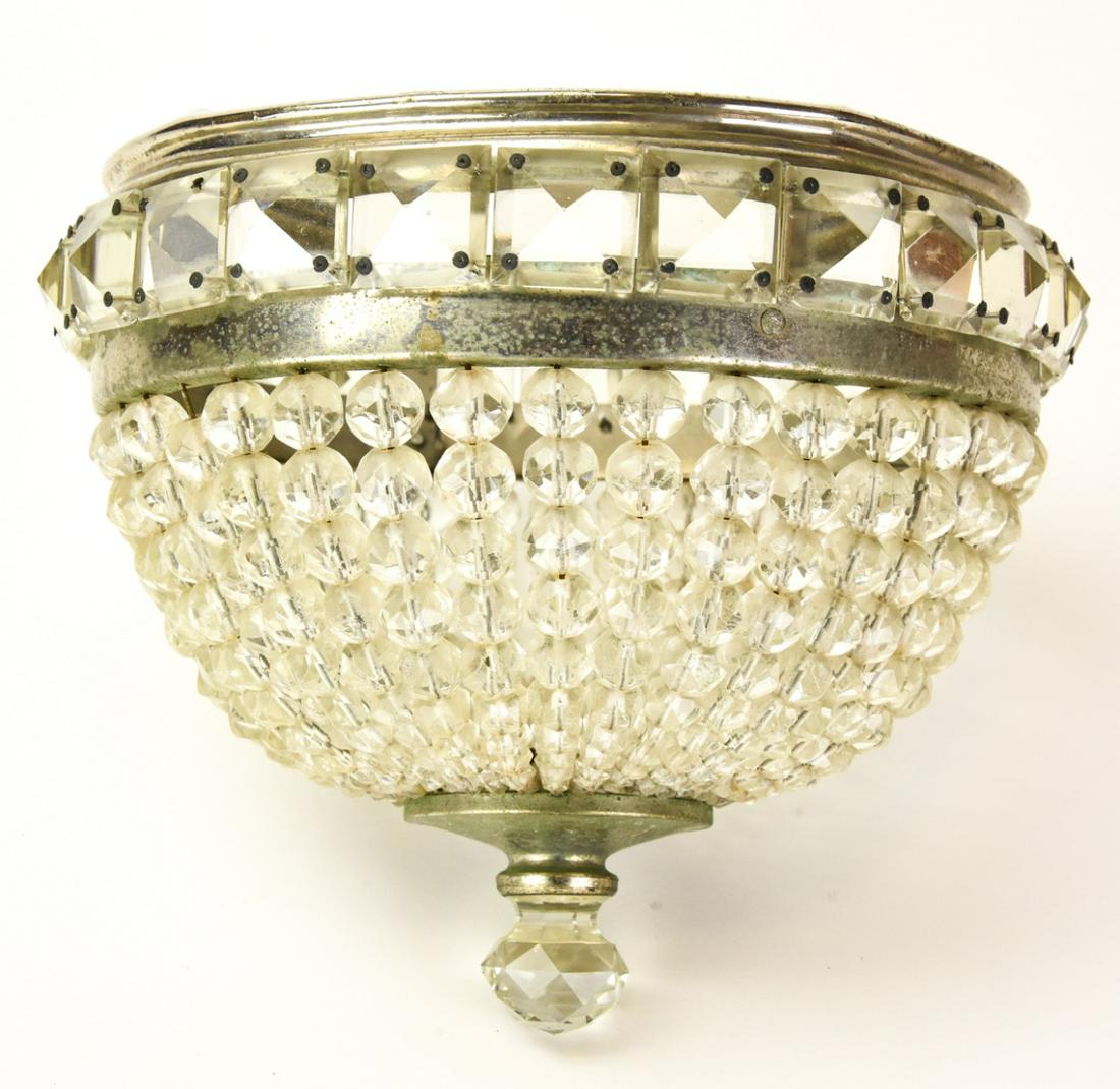 Antique Hand Cut Crystal Beaded Chandelier (1 of 9)