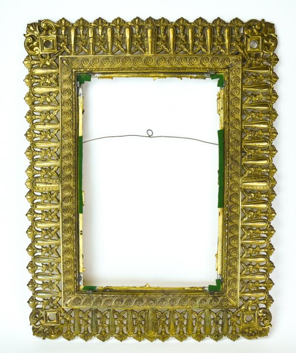 Antique 19th C Large Scale Ormolu Frame (1 of 8)