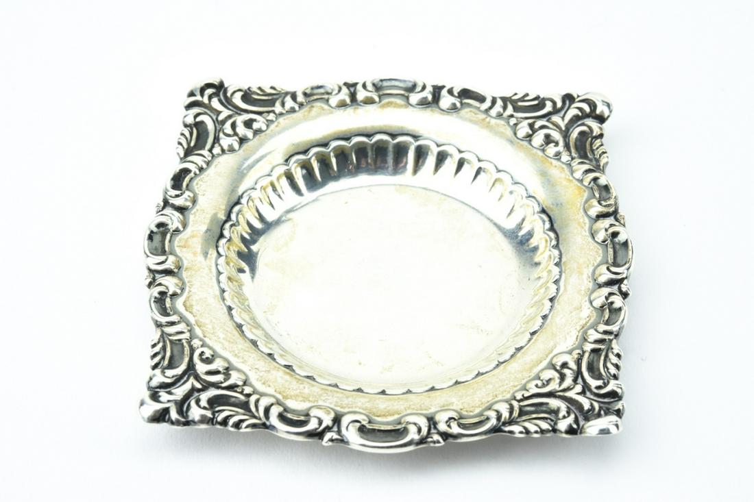 Antique Miniature Silver Pitcher & Tray (1 of 9)