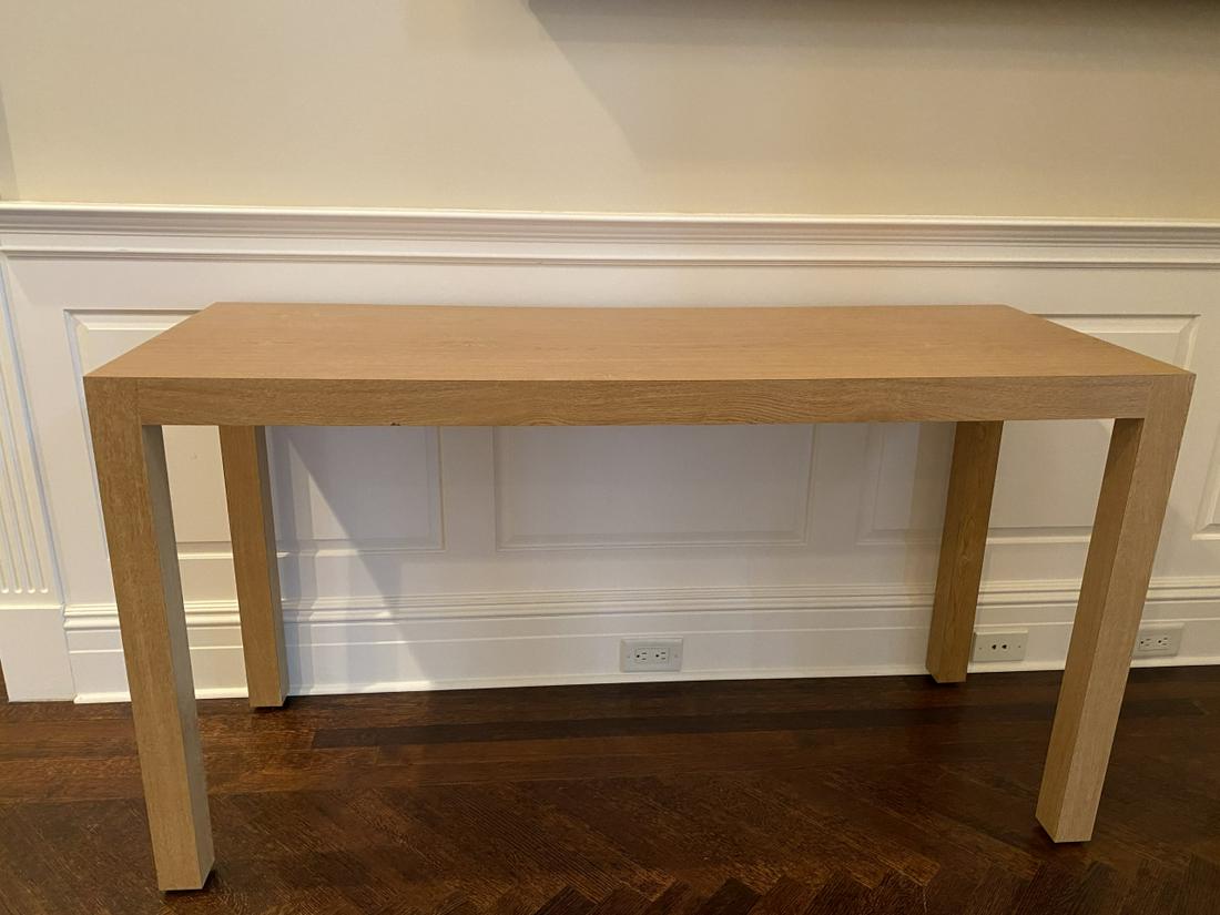 Contemporary Pine Console Table (1 of 5)