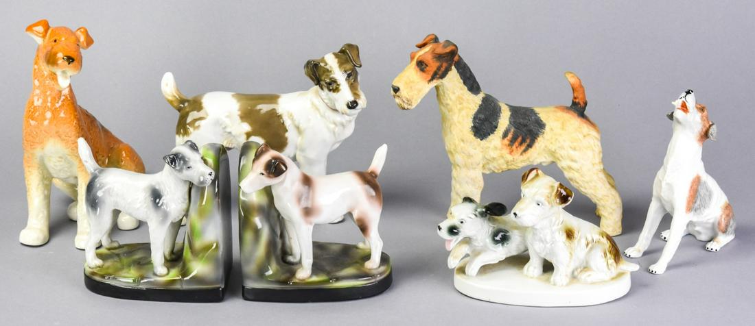 Collection  Assorted Terrier Porcelain Figurines (1 of 7)