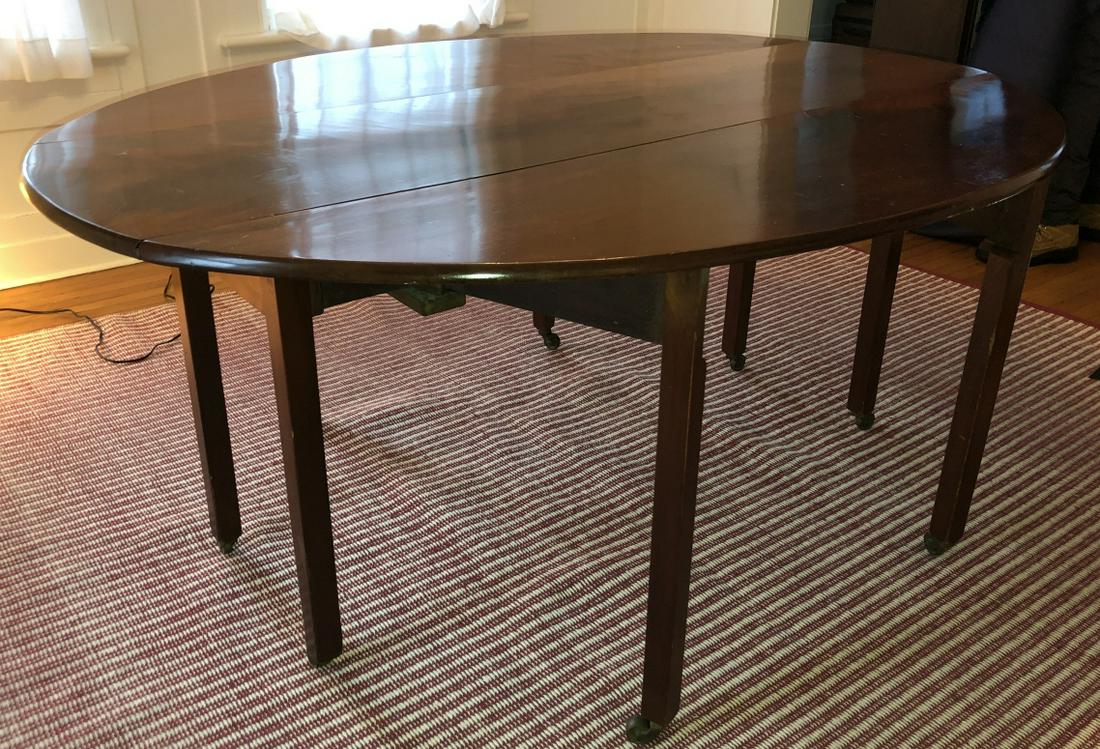 Antique English Welsh Drop Leaf Breakfast Table (1 of 8)