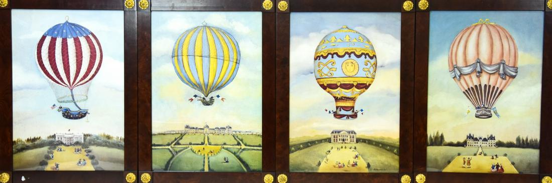 Series 4 Framed A. Churchill Colored Prints (1 of 7)