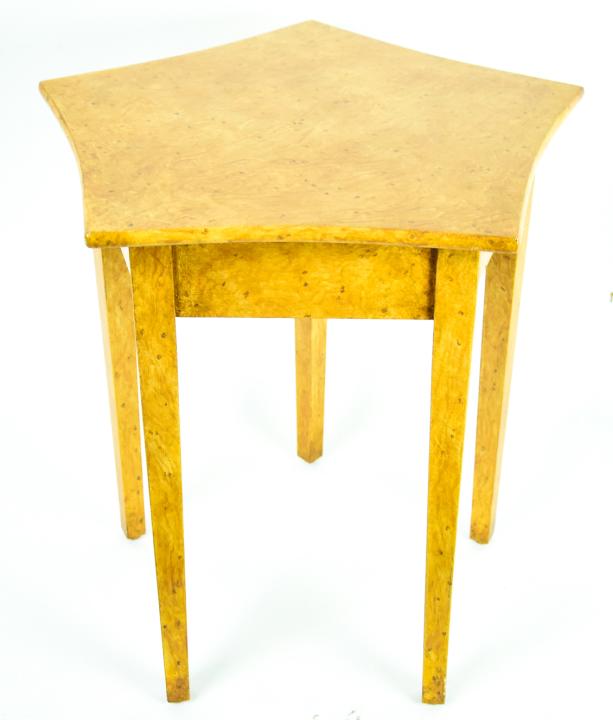 Custom Made Starburst Table W Bird's Eye Maple (1 of 8)