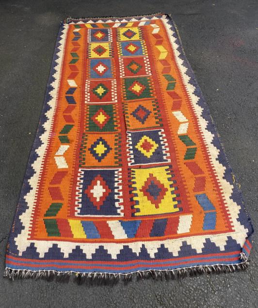 Hand Knotted Persian Shiraz Kilim Rug (1 of 5)