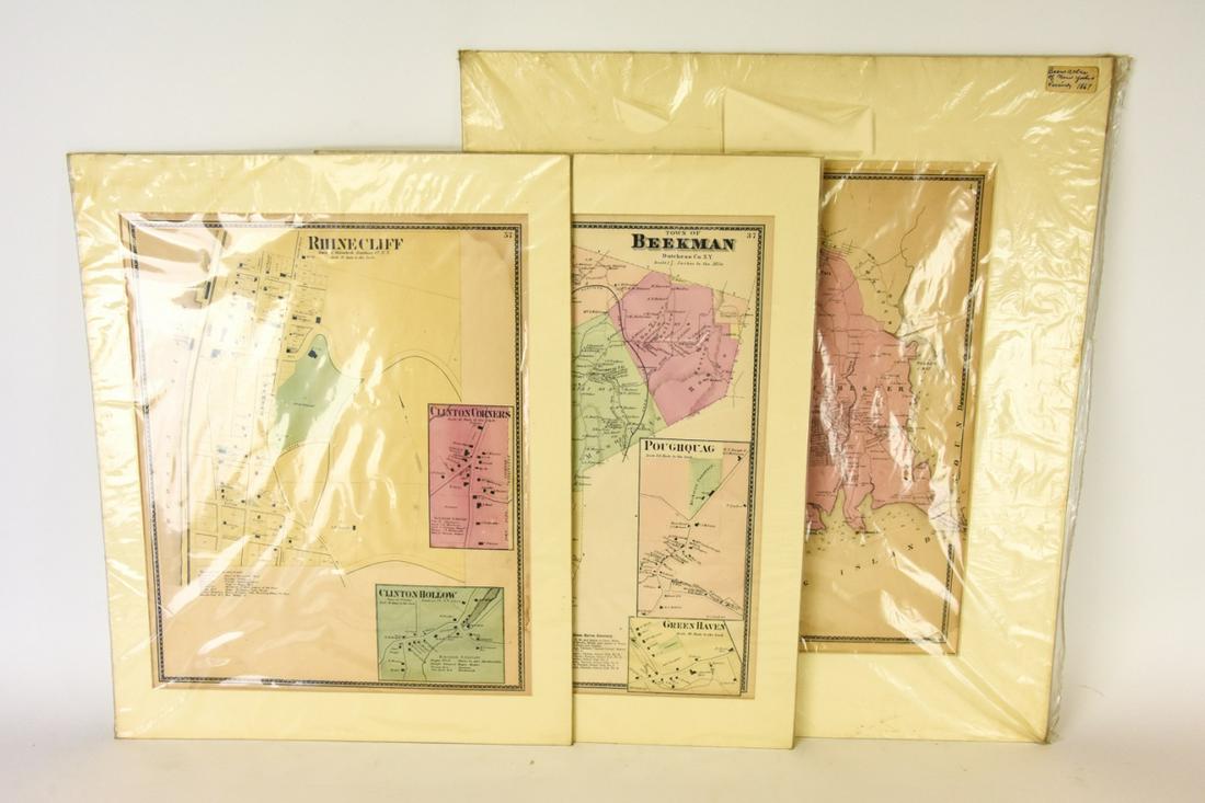 Lot Antique Maps New York New Jersey (1 of 5)