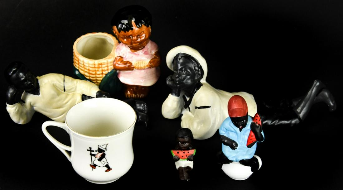 Collection Americana Bisque Ceramic Figurines (1 of 5)