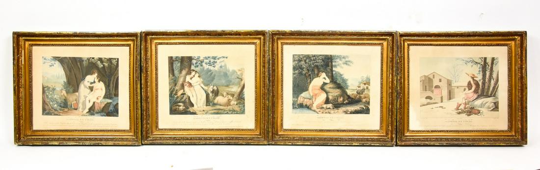 Antique Set Stipple Engravings of Daphnis Et Chloe (1 of 9)
