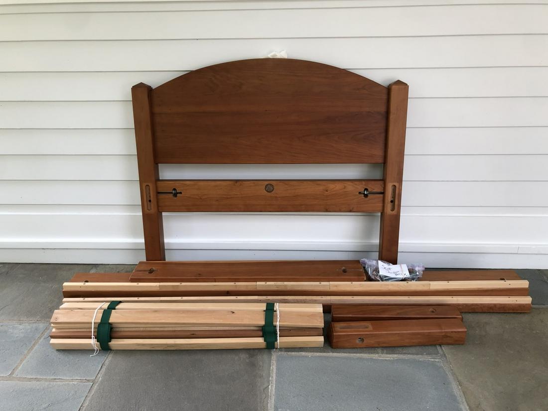 Scott Jordan Cherry Wood Twin Bed Frame (1 of 3)