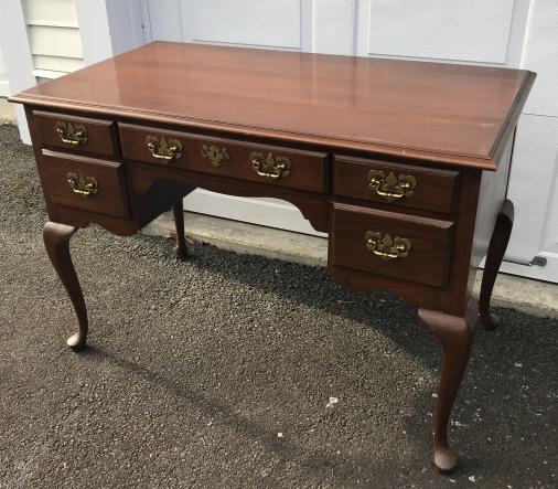 English Queen Anne Style Low Boy Console (1 of 3)