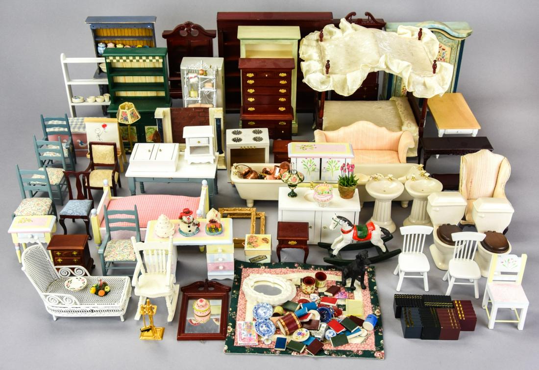 Collection of Contemporary Doll House Furniture (1 of 13)