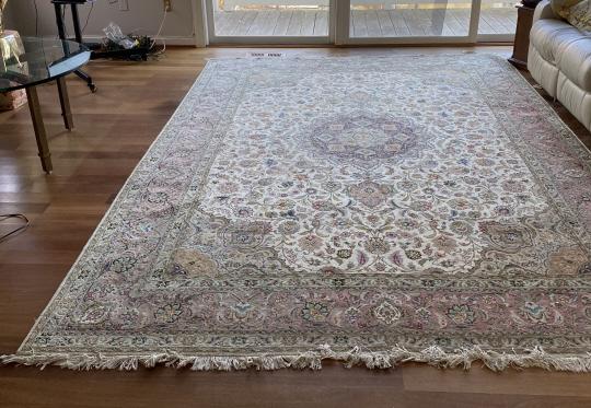Oriental Style Hand Knotted Wool Carpet (1 of 6)