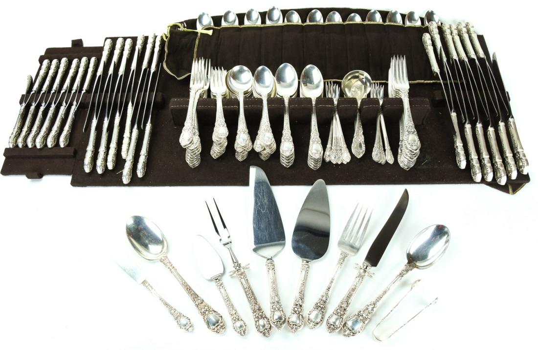 Rogers, Lunt & Bowler Sterling Silver Flatware Set (1 of 9)