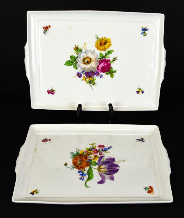 Pair Richard Ginori Italian Porcelain Trays (1 of 9)