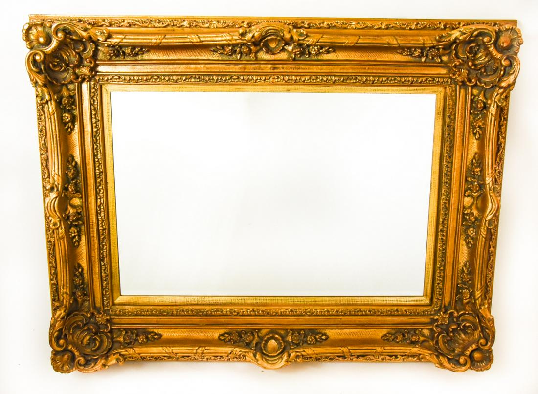 Large Italian Rococo Gilt Mirror (1 of 8)