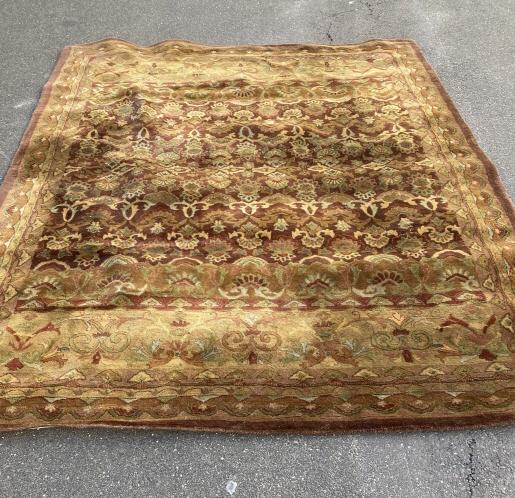 Persian Hand Knotted Wool Carpet (1 of 6)