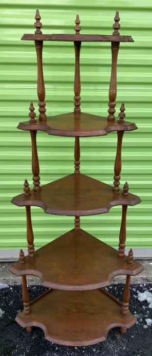 Victorian Style 5 Tier Corner Etagere (1 of 6)