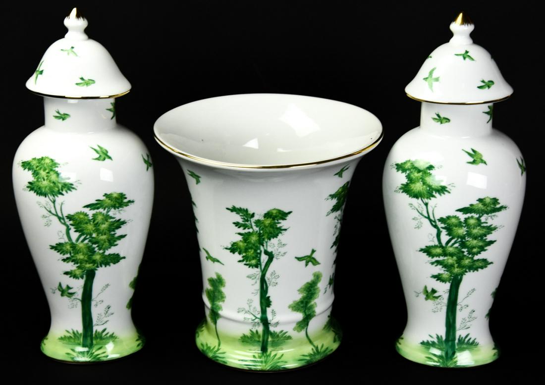 Sadek Chinoisserie Style Porcelain Centerpiece (1 of 8)