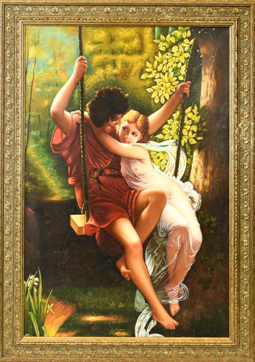 "Springtime" Painting After Pierre Auguste Cot (1 of 8)
