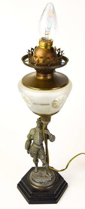 Victorian Style Figural Table Lamp (1 of 6)