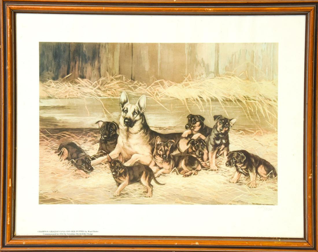 Ward Binks "Giralda's Lola and Her Pups" Print (1 of 8)