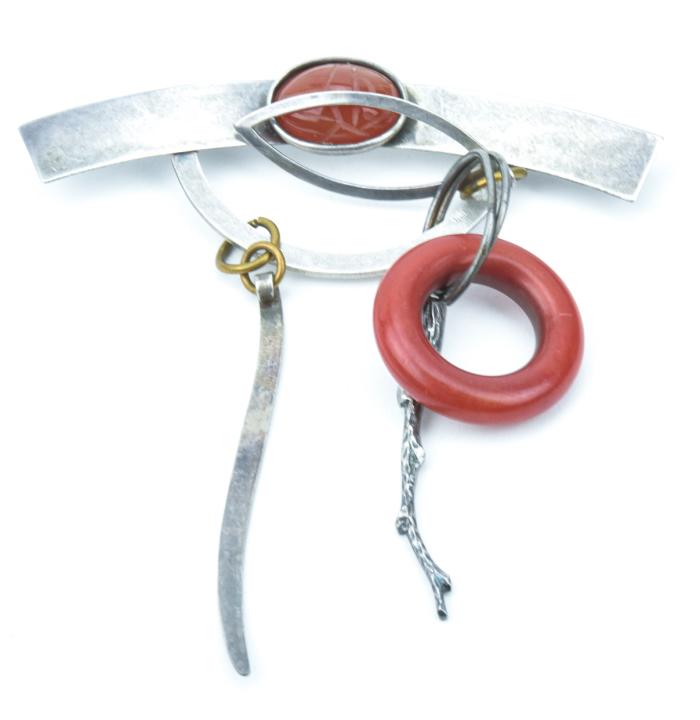 Signed Kate Hines Handmade Brooch (1 of 7)