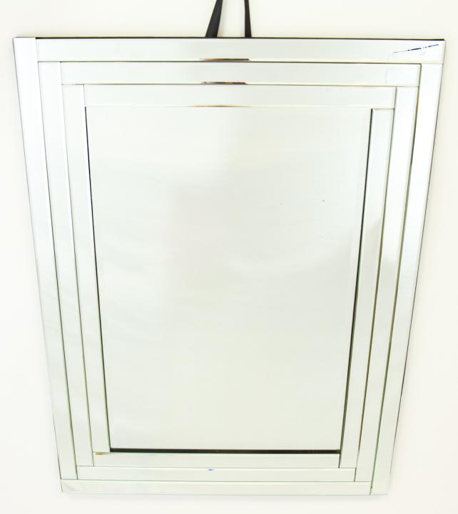 Hollywood Regency Style Paneled Mirror (1 of 6)
