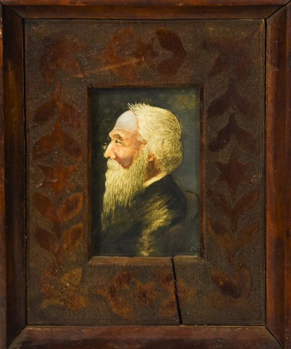 Portrait Painting of Old Man in Antique Frame (1 of 9)