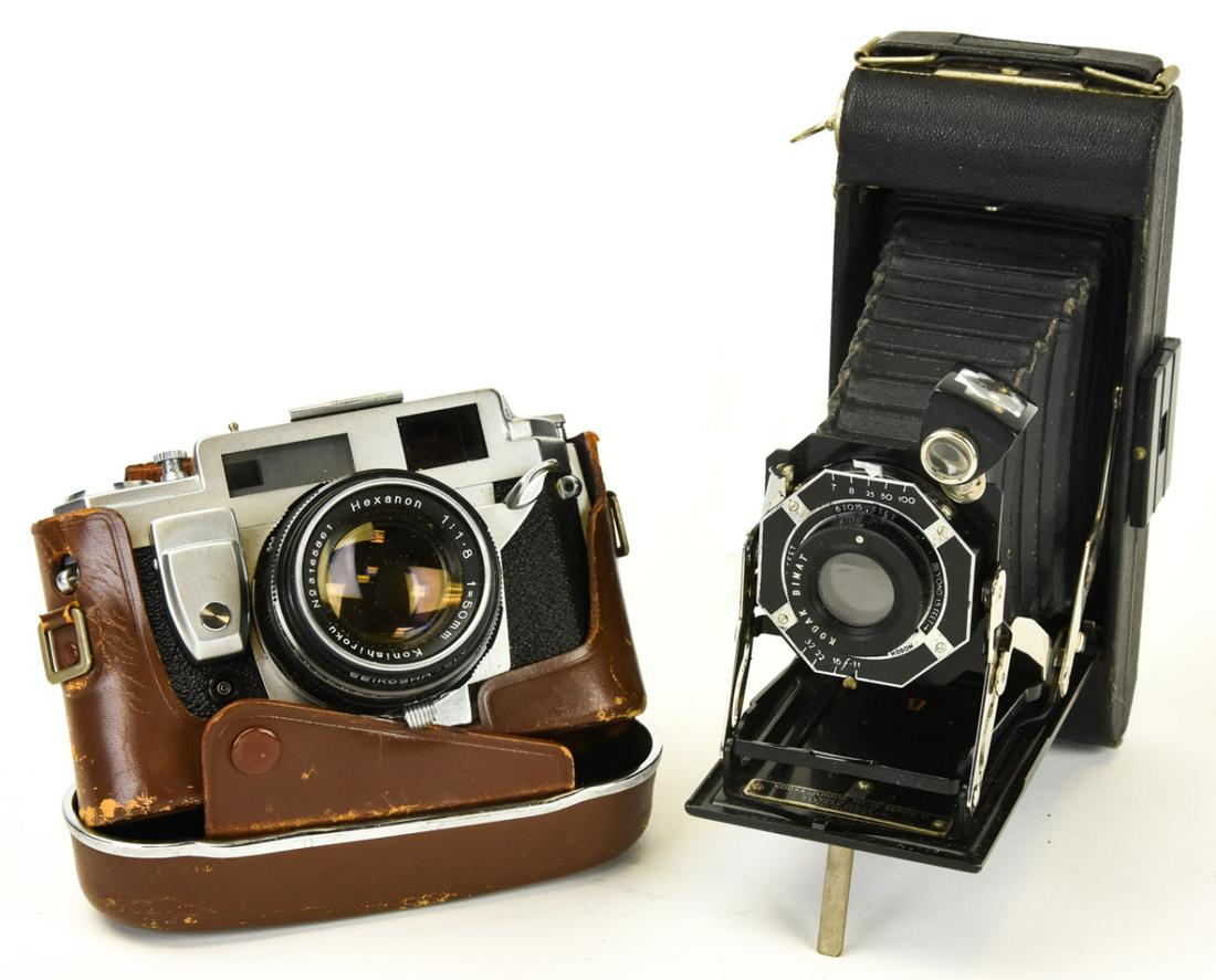Kodak Junior 6-20 Series 2 Folding Camera & Konica (1 of 9)