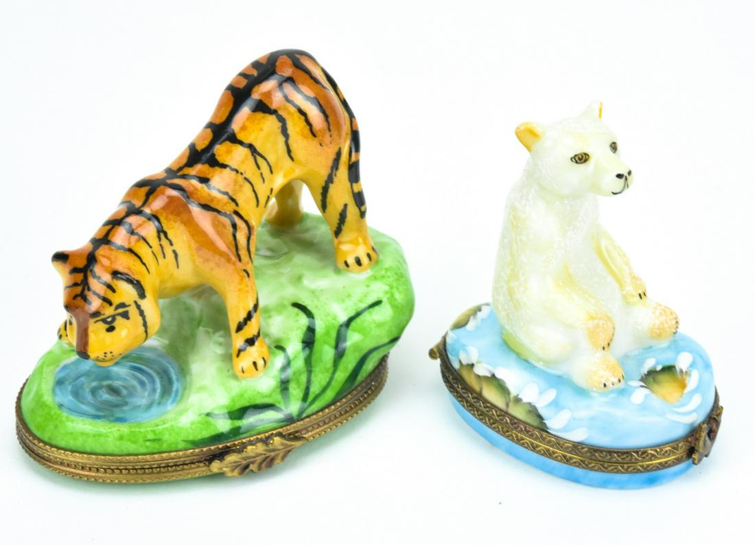 Limited Edition Limoges Zoo Animals Trinket Boxes (1 of 7)