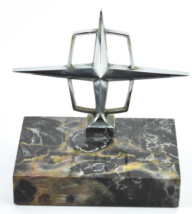 Lincoln Continental Hood Ornament & Marble Statue (1 of 8)