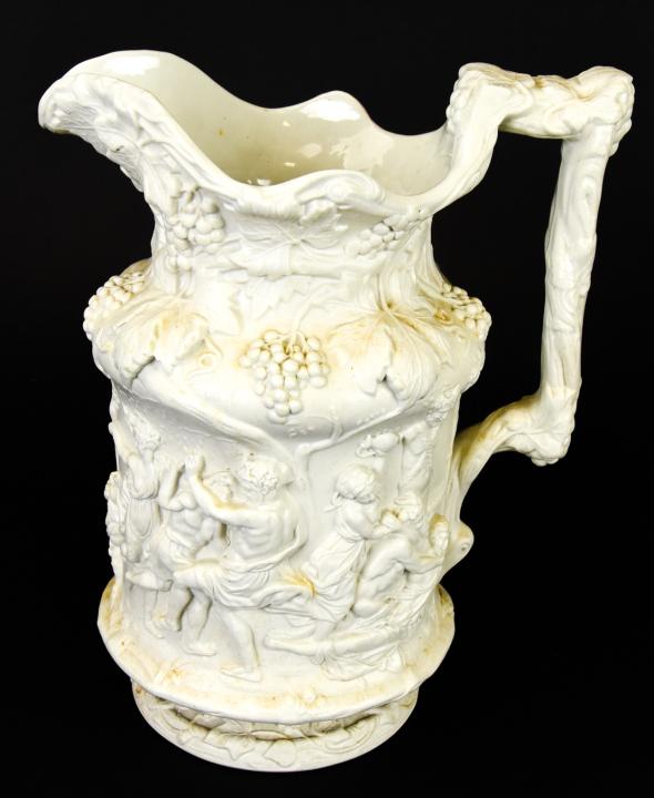 Antique Charles Meigh Greek Gods Relief Pitcher (1 of 8)