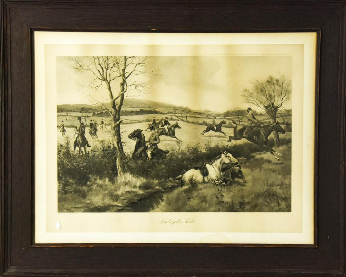 G. D. Rowlandson "Leading The Fields" Engraving (1 of 7)