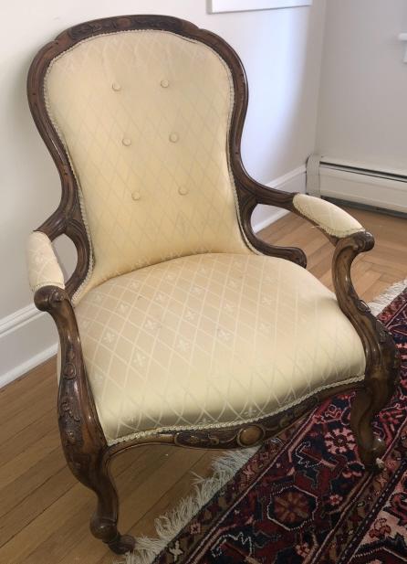 Antique Louis IX Provencal Bergere Chair (1 of 6)