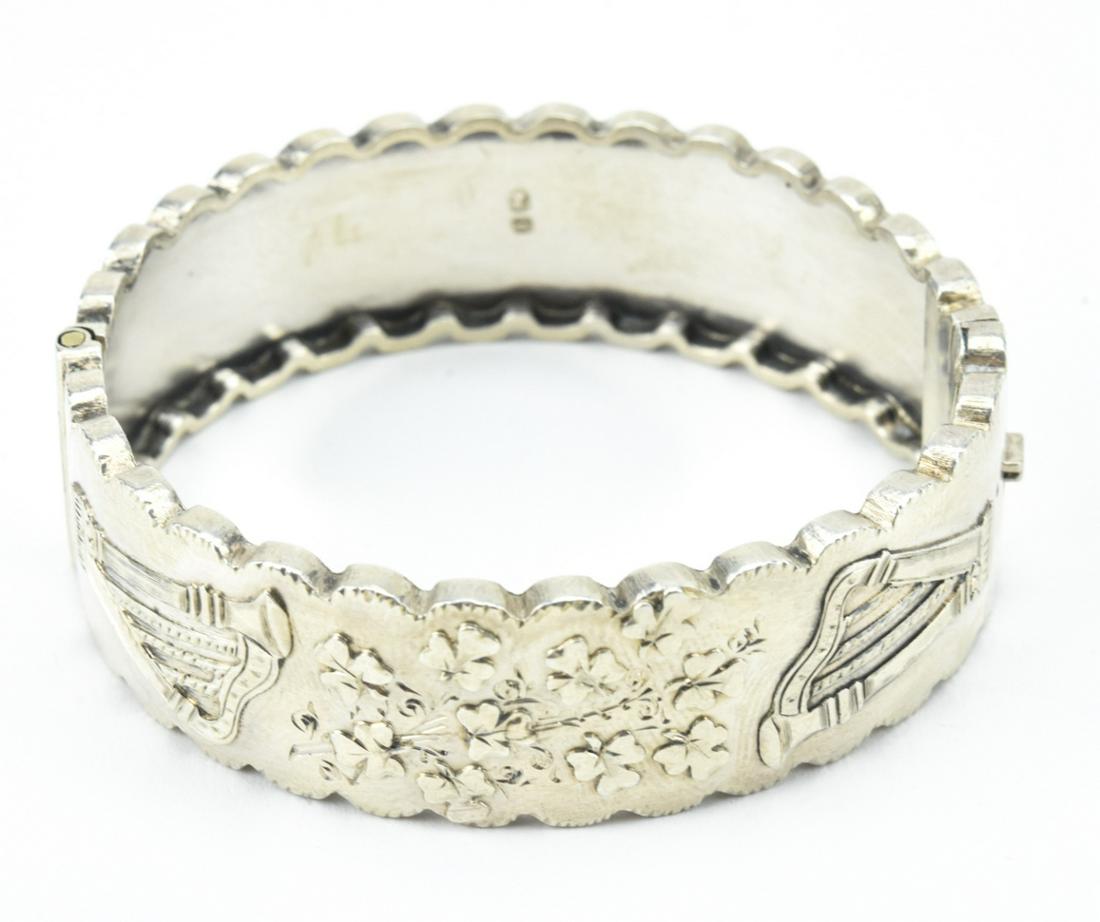 Antique 19thC English Sterling Lyre Motif Bracelet (1 of 8)