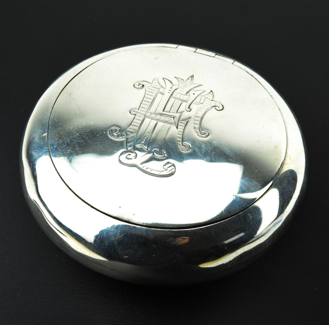 Antique English Sterling Silver Snuff Box (1 of 7)