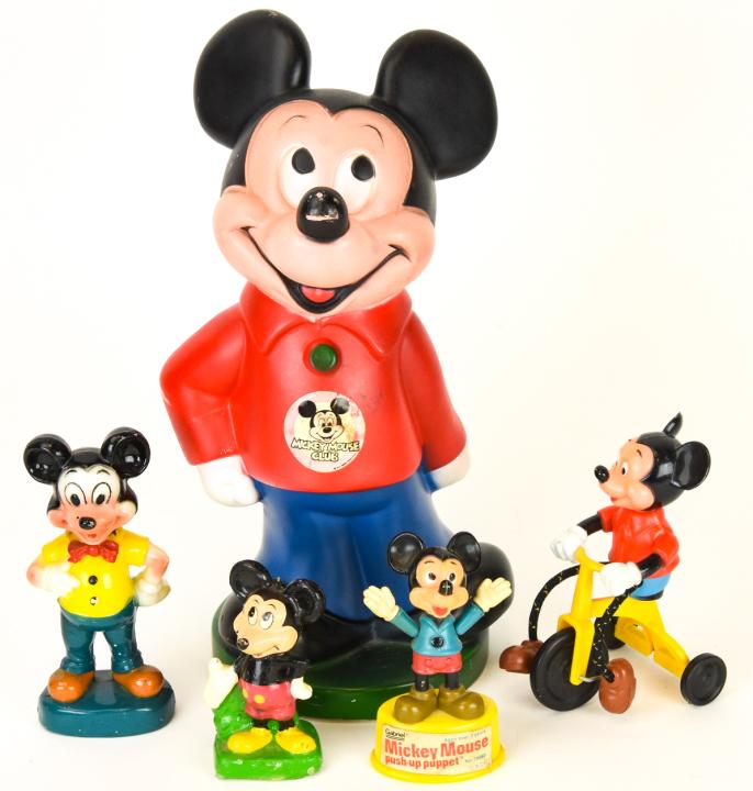 Collection Vintage Mickey Mouse Toy Figures (1 of 7)
