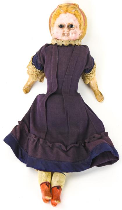 Antique Alice in Wonderland All Original Wax Doll (1 of 9)