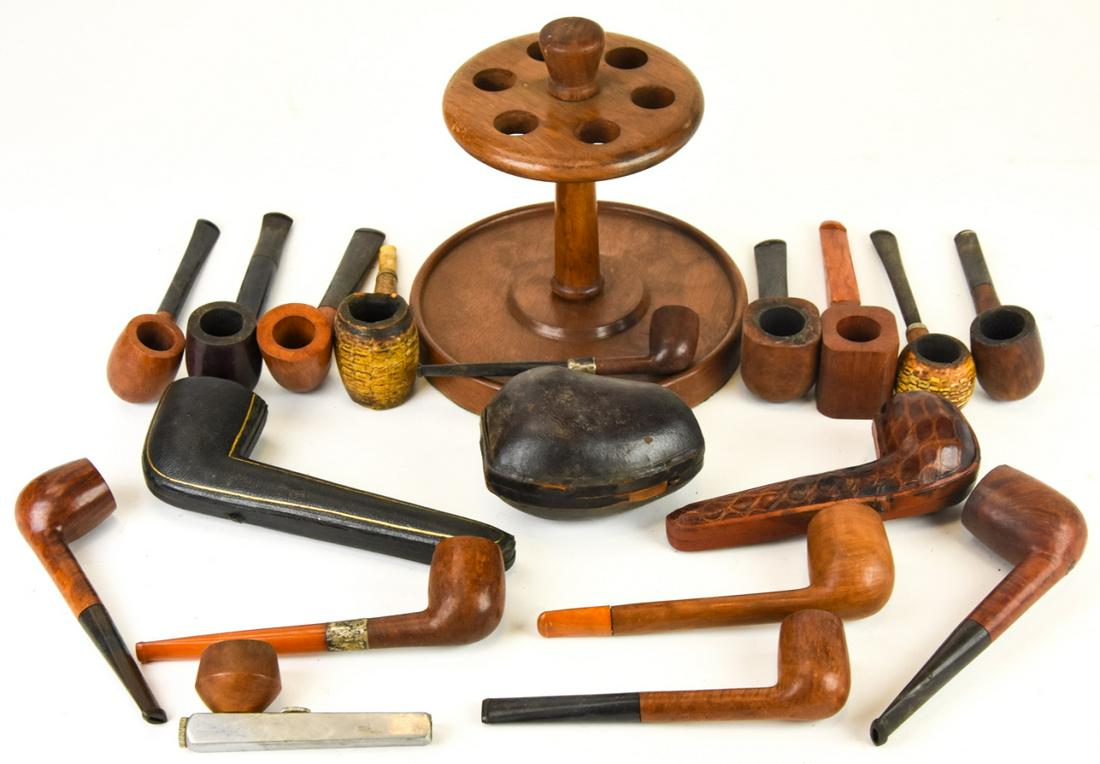 Antique Vintage Pipes & Cases Loewe, B Morgan & Co (1 of 7)